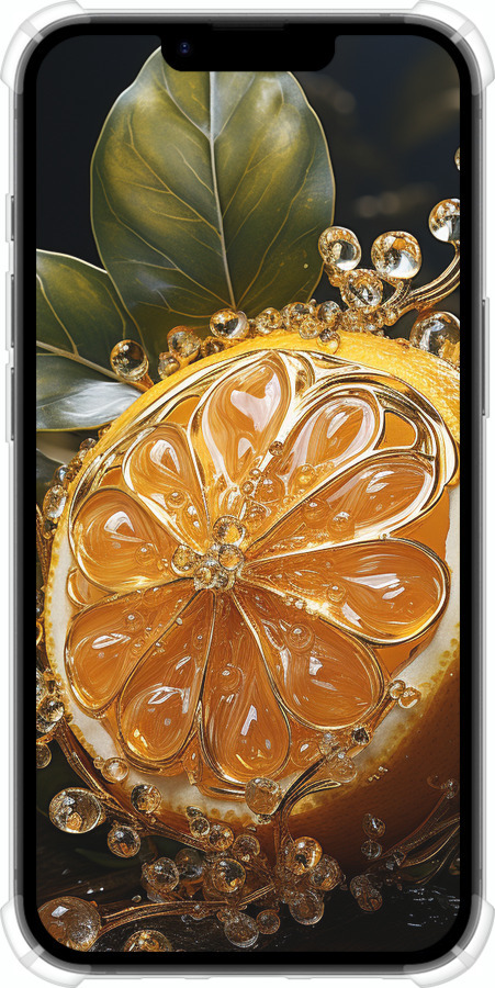 Силикон с усиленными углами чехол Лимон для Apple iPhone SE 4 - 5647sp-3652 изображение 