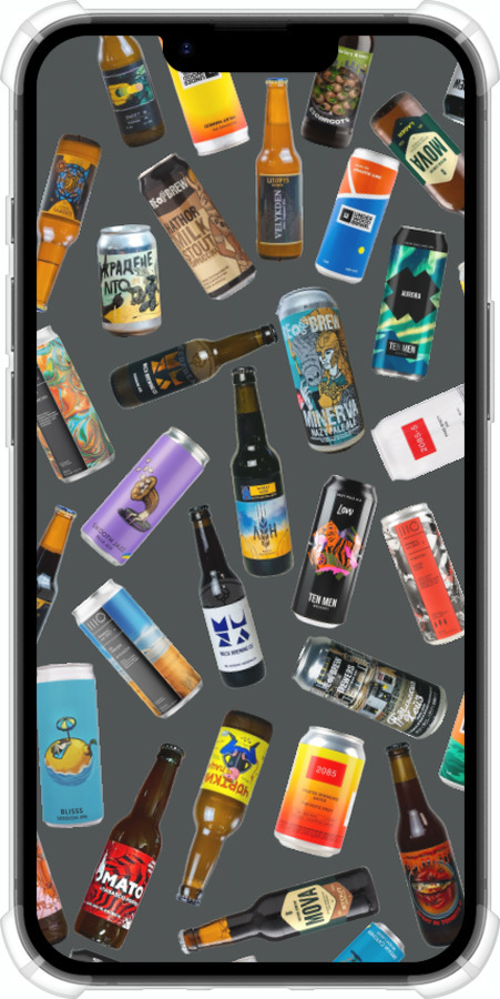 Силикон с усиленными углами чехол Броварни для Apple iPhone SE 4 - 5879sp-3652 изображение 