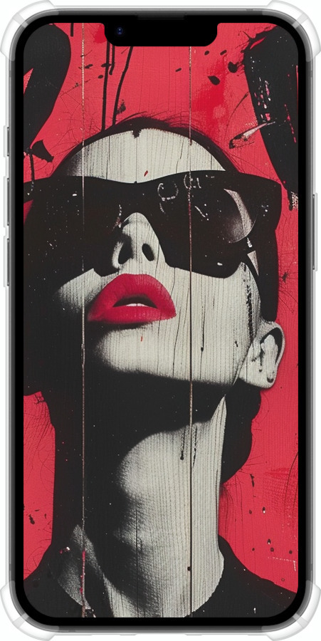 Силикон с усиленными углами чехол XO Love v1 для Apple iPhone SE 4 - 6045sp-3652 изображение 