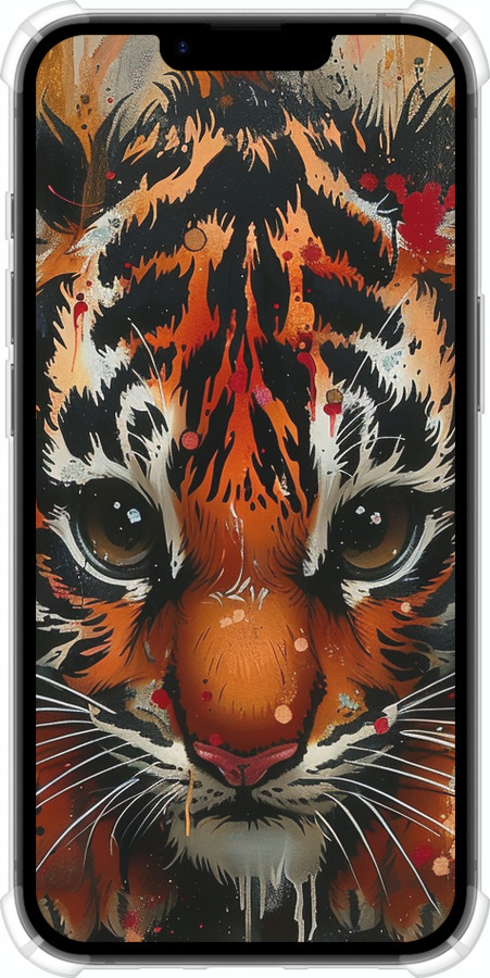 Силикон с усиленными углами чехол Mini tiger для Apple iPhone SE 4 - 6052sp-3652 изображение 