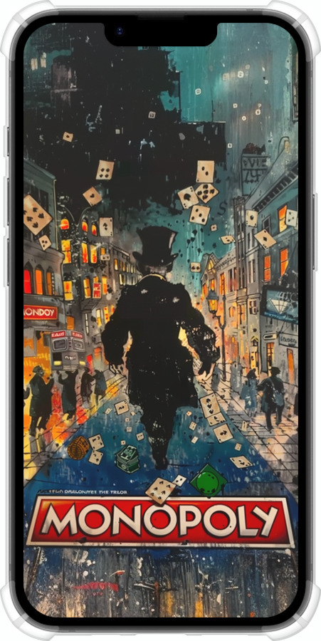 Силіконовий протиударний с посиленими кутами чехол Метрополіс гри для Apple iPhone SE 4 - 6085sp-3652 изображение 