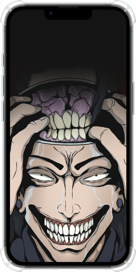 Силіконовий протиударний с посиленими кутами чехол Kenjaku Магічна Битва для Apple iPhone SE 4 - 6151sp-3652 изображение 