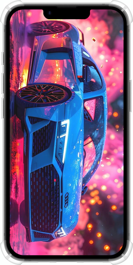 Силикон с усиленными углами чехол Ауди для Apple iPhone SE 4 - 6286sp-3652 изображение 