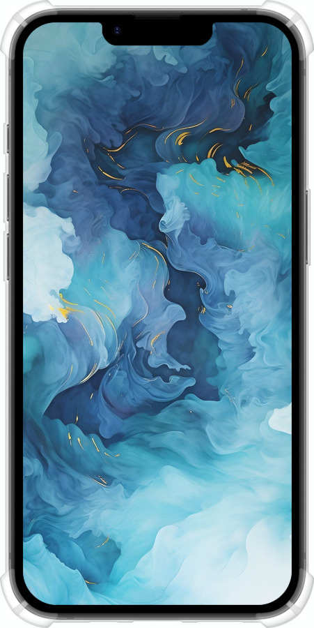 Силикон с усиленными углами чехол Акварель для Apple iPhone SE 4 - 6320sp-3652 изображение 