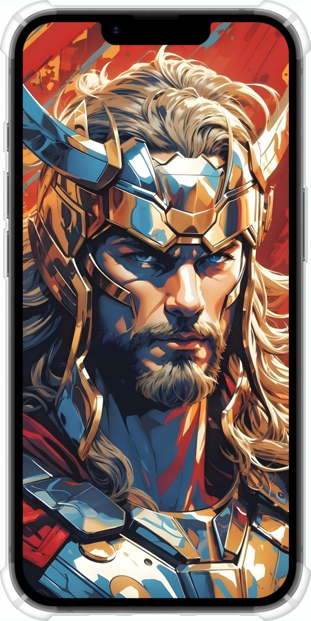 Силикон с усиленными углами чехол Тор для Apple iPhone 16e - 6384sp-3971 изображение 