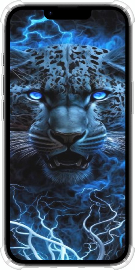 Силикон с усиленными углами чехол Ледяной леопард для Apple iPhone SE 4 - 6460sp-3652 изображение 