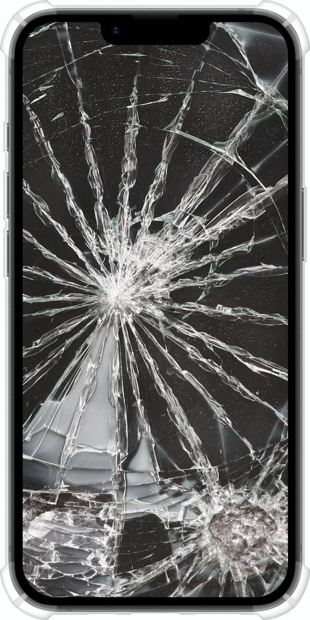 Силикон с усиленными углами чехол Glass для Apple iPhone SE 4 - 6608sp-3652 изображение 