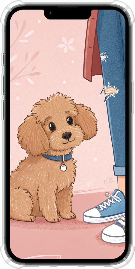 Силикон с усиленными углами чехол Мальтипу 3 для Apple iPhone SE 4 - 6706sp-3652 изображение 