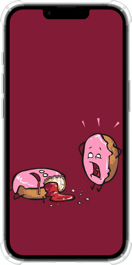 Силикон с усиленными углами чехол Печенье для Apple iPhone SE 4 - 911sp-3652 изображение 