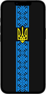 Силиконовый чехол Тризуб в вышиванке для Apple iPhone 16e - 1158u-3971 изображение 