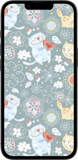 Силиконовый чехол Котята v3 для Apple iPhone 16e - 1223u-3971 изображение 