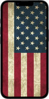 Силиконовый чехол Флаг США для Apple iPhone SE 4 - 395u-3652 изображение 