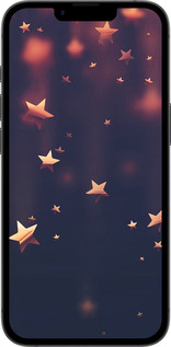 Силіконовий чехол Падаючі зірки для Apple iPhone SE 4 - 3974u-3652 изображение 