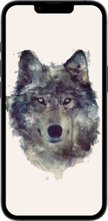 Силіконовий чехол Вовк-арт для Apple iPhone SE 4 - 4163u-3652 изображение 