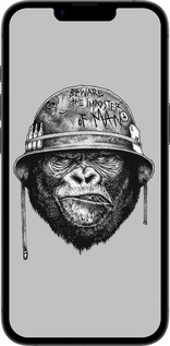 Силиконовый чехол military monkey для Apple iPhone SE 4 - 4177u-3652 изображение 