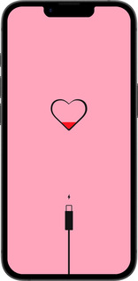 Силиконовый чехол Подзарядка сердца1 для Apple iPhone SE 4 - 4275u-3652 изображение 