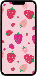 Силіконовий чехол Полунички для Apple iPhone SE 4 - 4332u-3652 изображение 