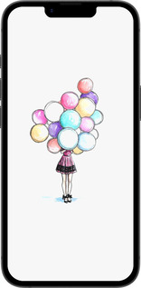Силиконовый чехол Шарики для Apple iPhone 16e - 4387u-3971 изображение 