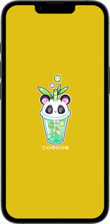 Силиконовый чехол Панда 1 для Apple iPhone 16e - 4558u-3971 изображение 