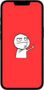 Силіконовий чехол Мем для Apple iPhone 16e - 4578u-3971 изображение 