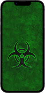 Силиконовый чехол biohazard 30 для Apple iPhone SE 4 - 4848u-3652 изображение 