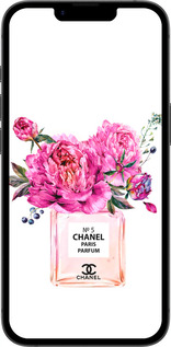 Силиконовый чехол Chanel для Apple iPhone 16e - 4906u-3971 изображение 