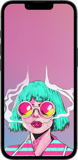 Силіконовий чехол Поп арт дівчина для Apple iPhone SE 4 - 5378u-3652 изображение 