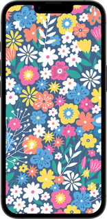 Силиконовый чехол Цветочный фон v4 для Apple iPhone SE 4 - 5494u-3652 изображение 
