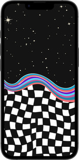 Силиконовый чехол Абстрактный космос для Apple iPhone 16e - 5512u-3971 изображение 