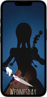 Силиконовый чехол Wednesday для Apple iPhone 16e - 5515u-3971 изображение 