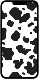 Силиконовый чехол Шкура коровы для Apple iPhone SE 4 - 5576u-3652 изображение 