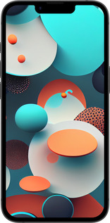 Силиконовый чехол Горошек абстракция для Apple iPhone 16e - 5608u-3971 изображение 