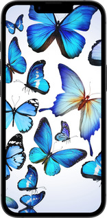 Силіконовий чехол Метелики для Apple iPhone SE 4 - 6023u-3652 изображение 