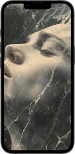 Силиконовый чехол Мраморная женщина для Apple iPhone 16e - 6040u-3971 изображение 