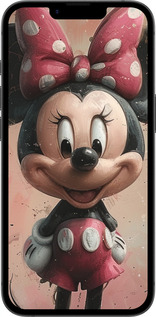 Силіконовий чехол Minnie Mouse для Apple iPhone SE 4 - 6054u-3652 изображение 