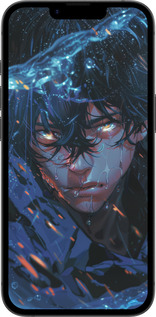 Силиконовый чехол Satoru Gojou для Apple iPhone SE 4 - 6128u-3652 изображение 