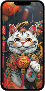 Силіконовий чехол China Cat v2 для Apple iPhone SE 4 - 6135u-3652 изображение 