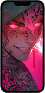 Силіконовий чехол Аніме демон 3 для Apple iPhone 16e - 6313u-3971 изображение 