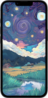 Силиконовый чехол Креативный арт для Apple iPhone 16e - 6322u-3971 изображение 