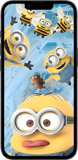 Силиконовый чехол Миньоны для Apple iPhone SE 4 - 6386u-3652 изображение 