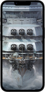 Силиконовый чехол Линкор, world of tanks, wargaming, военный корабль для Apple iPhone SE 4 - 6453u-3652 изображение 