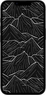 Силиконовый чехол С изображением Темных гор для Apple iPhone 16e - 6489u-3971 изображение 
