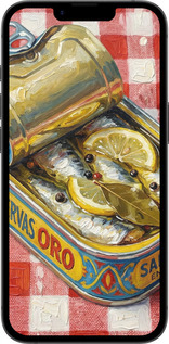 Силиконовый чехол Vintage Sardine Tin Phone для Apple iPhone SE 4 - 6772u-3652 изображение 