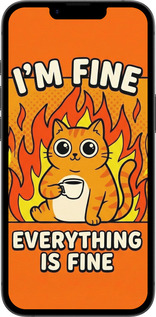 Силіконовий чехол Funny Cat для Apple iPhone 16e - 6786u-3971 изображение 