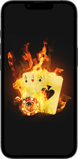Силиконовый чехол Горящие карты для Apple iPhone SE 4 - 839u-3652 изображение 