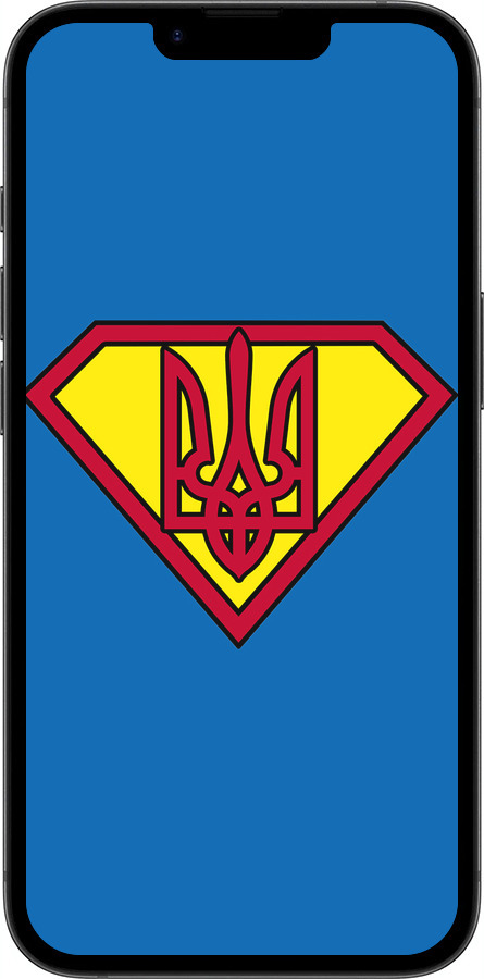 Силиконовый чехол Супер Тризуб для Apple iPhone SE 4 - 1164u-3652 изображение 