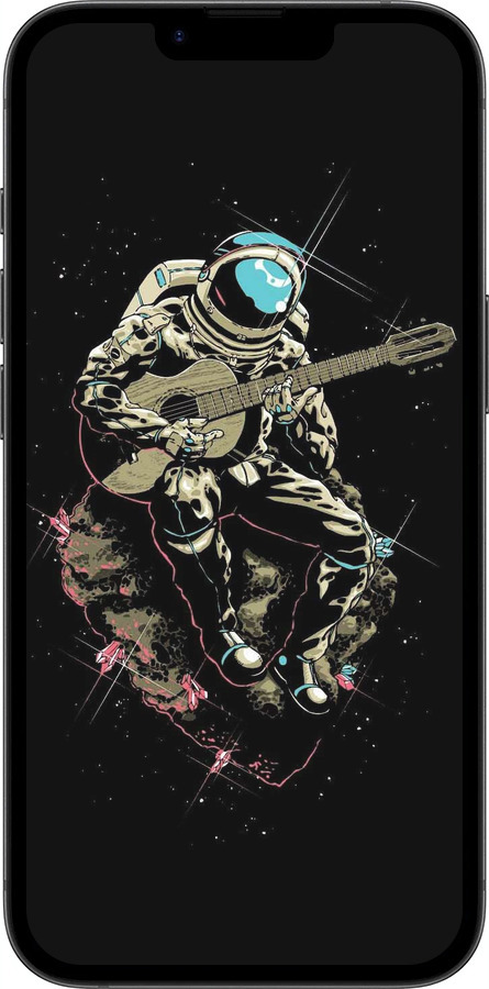 Силиконовый чехол Космонавт с гиратой для Apple iPhone 16e - 4138u-3971 изображение 
