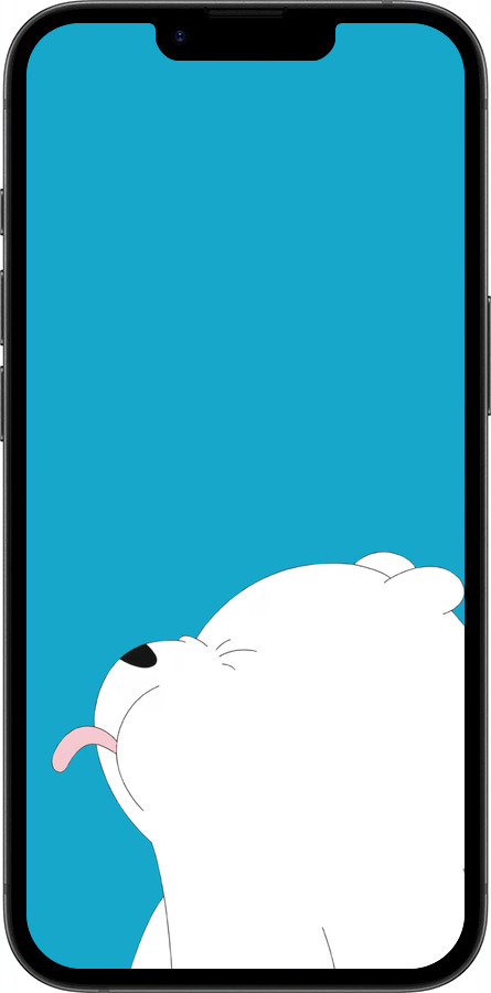 Силиконовый чехол Мишка 1 для Apple iPhone 16e - 4358u-3971 изображение 