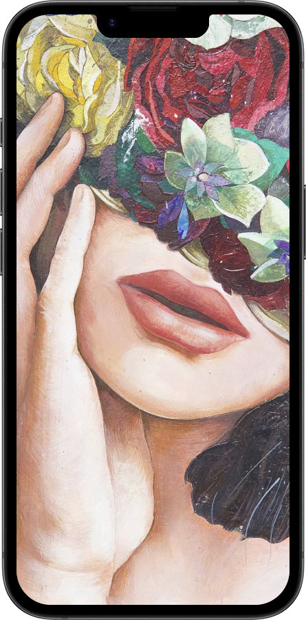 Силіконовий чехол Head Flower для Apple iPhone SE 4 - 4460u-3652 изображение 