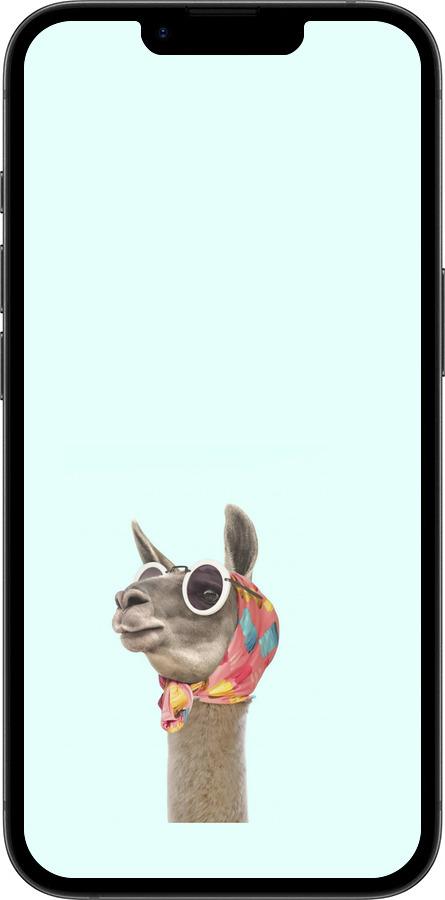 Силиконовый чехол Модная лама для Apple iPhone 16e - 4479u-3971 изображение 